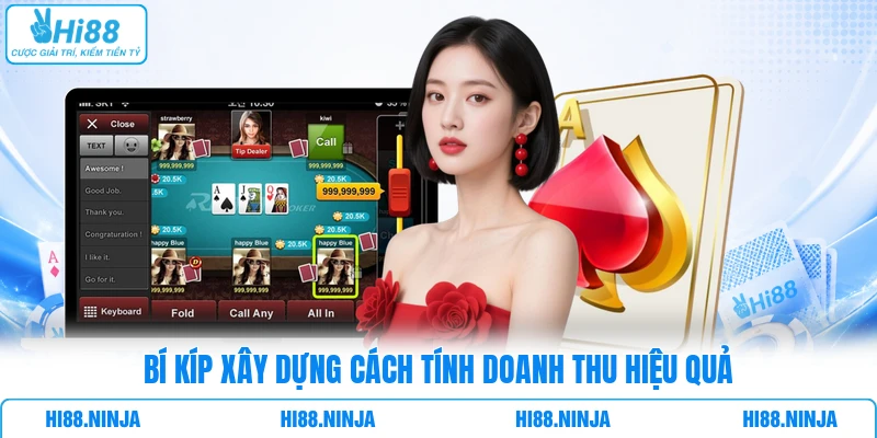 Bí kíp xây dựng cách tính doanh thu hiệu quả