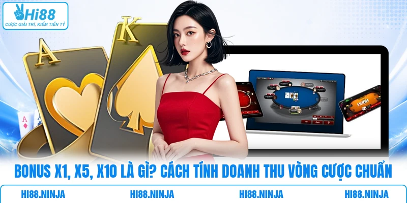Bonus x1, x5, x10 Là Gì? Cách Tính Yêu Cầu Vòng Cược Chuẩn