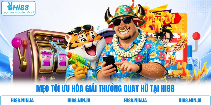 Mẹo tối ưu hóa giải thưởng quay hũ tại HI88