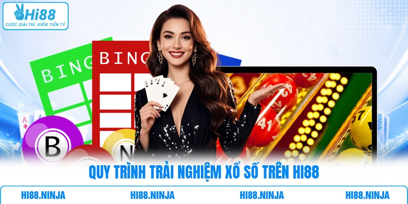 Quy trình trải nghiệm xổ số trên HI88