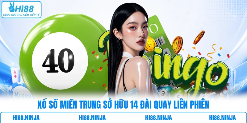 Xổ số miền Trung sở hữu 14 đài quay liên phiên